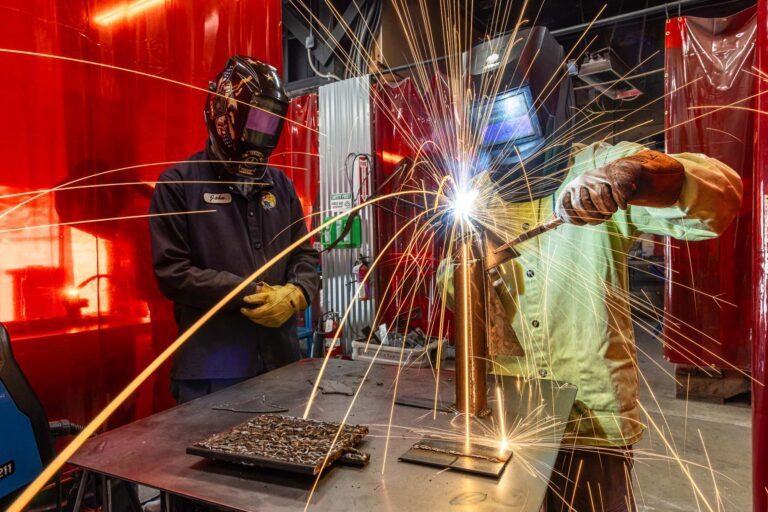 Camper using plasma cutter