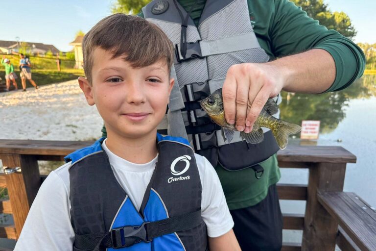 Boy with fish