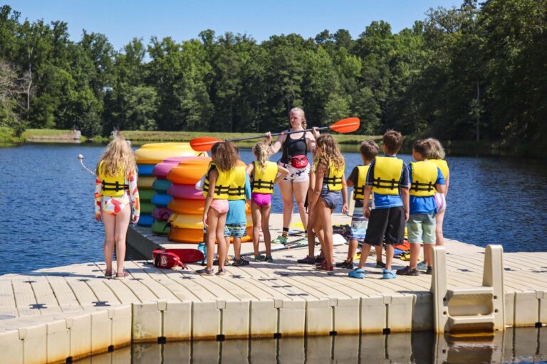 Campers ready to play