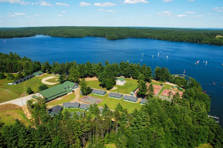 Aerial view of Camp Modin