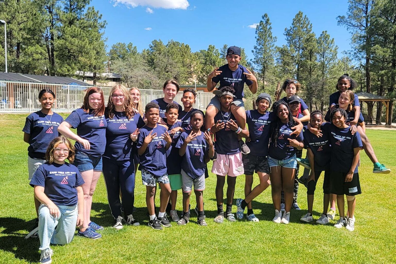 Group of campers