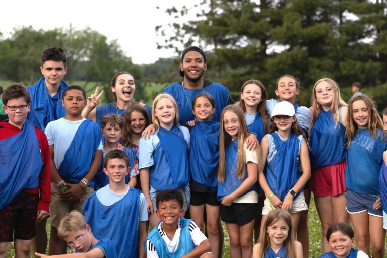 Blue team group photo