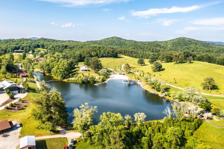 Aerial of Camp Timberlake