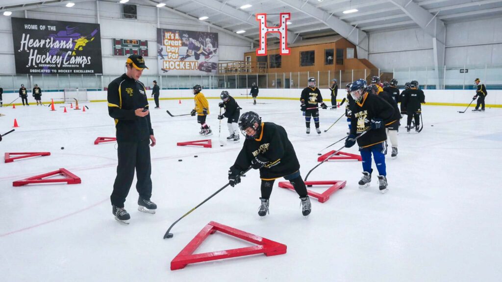 Boys hockey drills