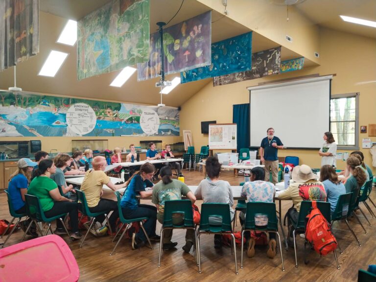Campers learning