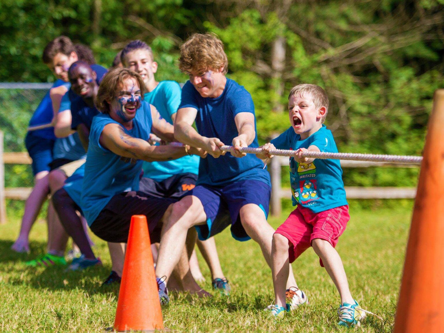 Tug of war team
