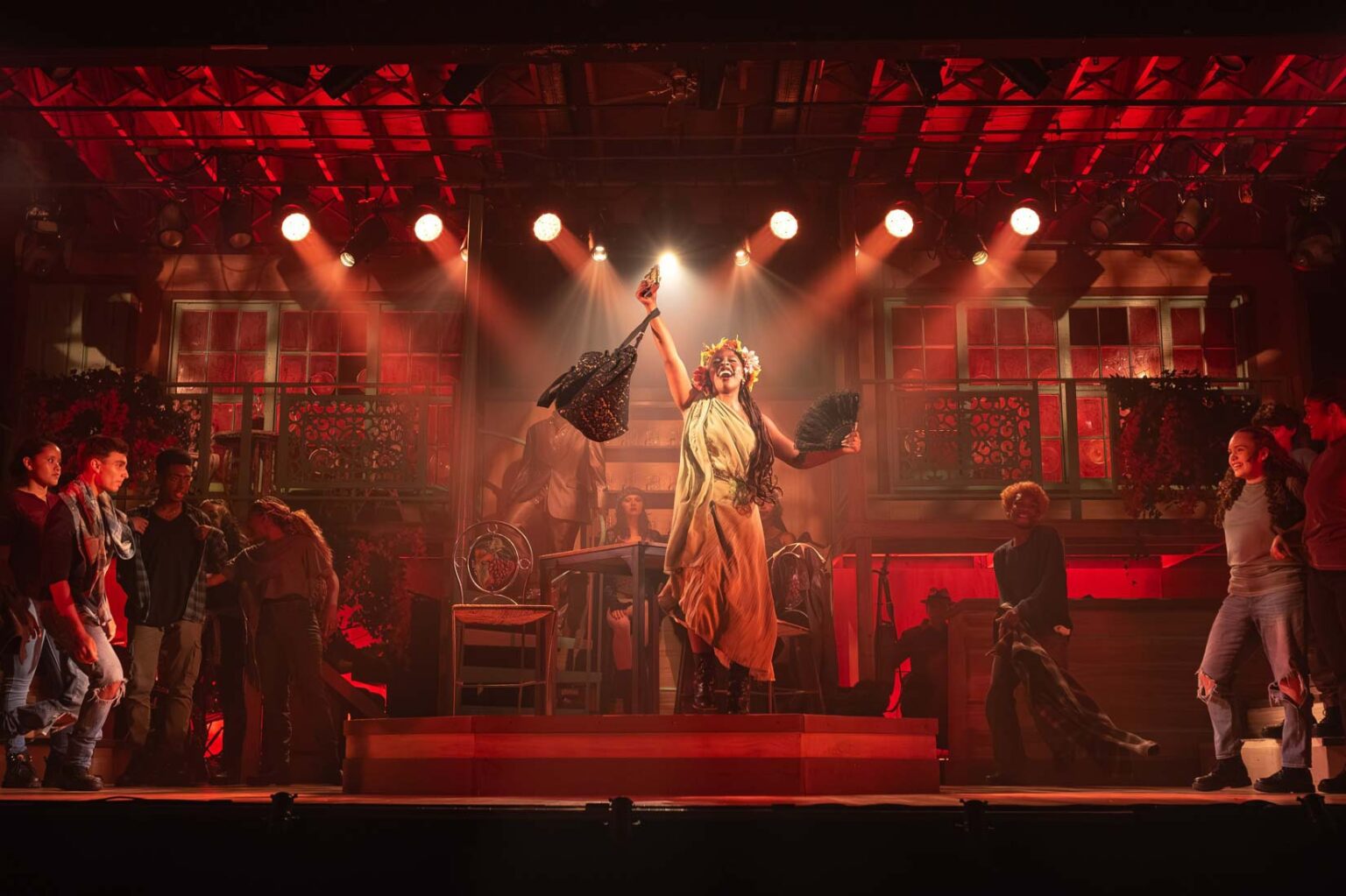 Theater stage performance