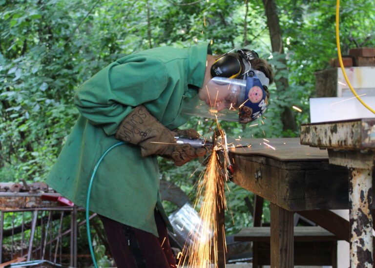 Camper using rotary tool