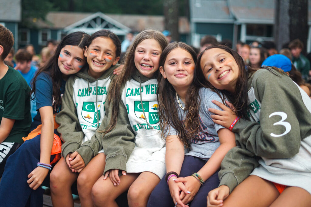 Smiling campers at Camp Wekeela