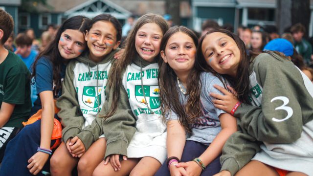 Smiling campers at Camp Wekeela