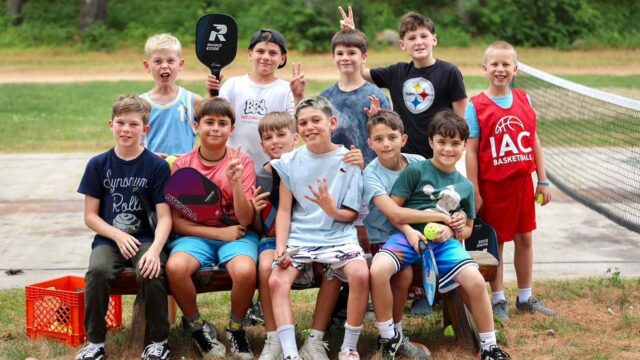 Happy group of boys