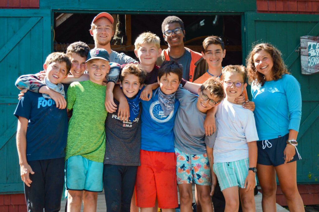 Group of smiling boys