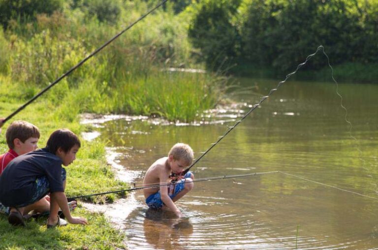 Boys fishing