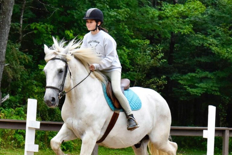 Girl on horseback