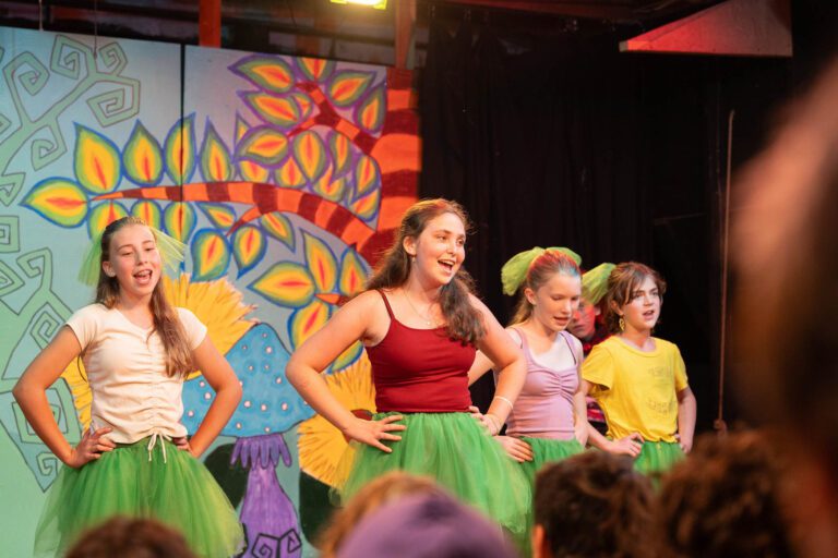 Girls theatre performance