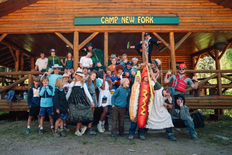 Group shot of campers