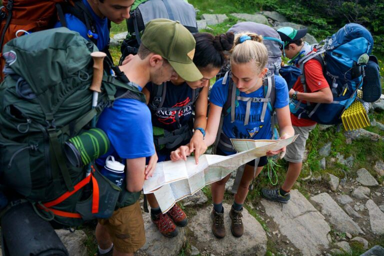Backpacking campers