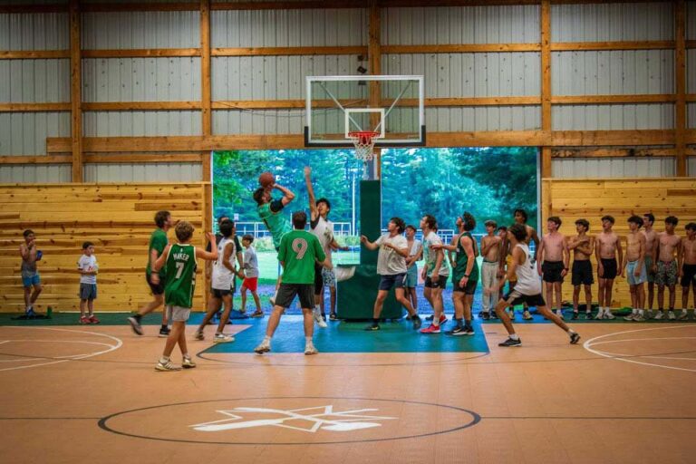 Boys basketball game