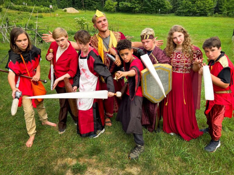 Campers LARPing