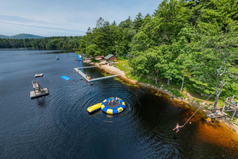 Aerial of Windsor Mountain waterfront