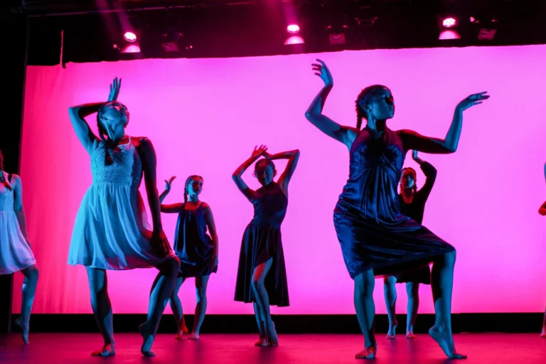 Dance campers performing